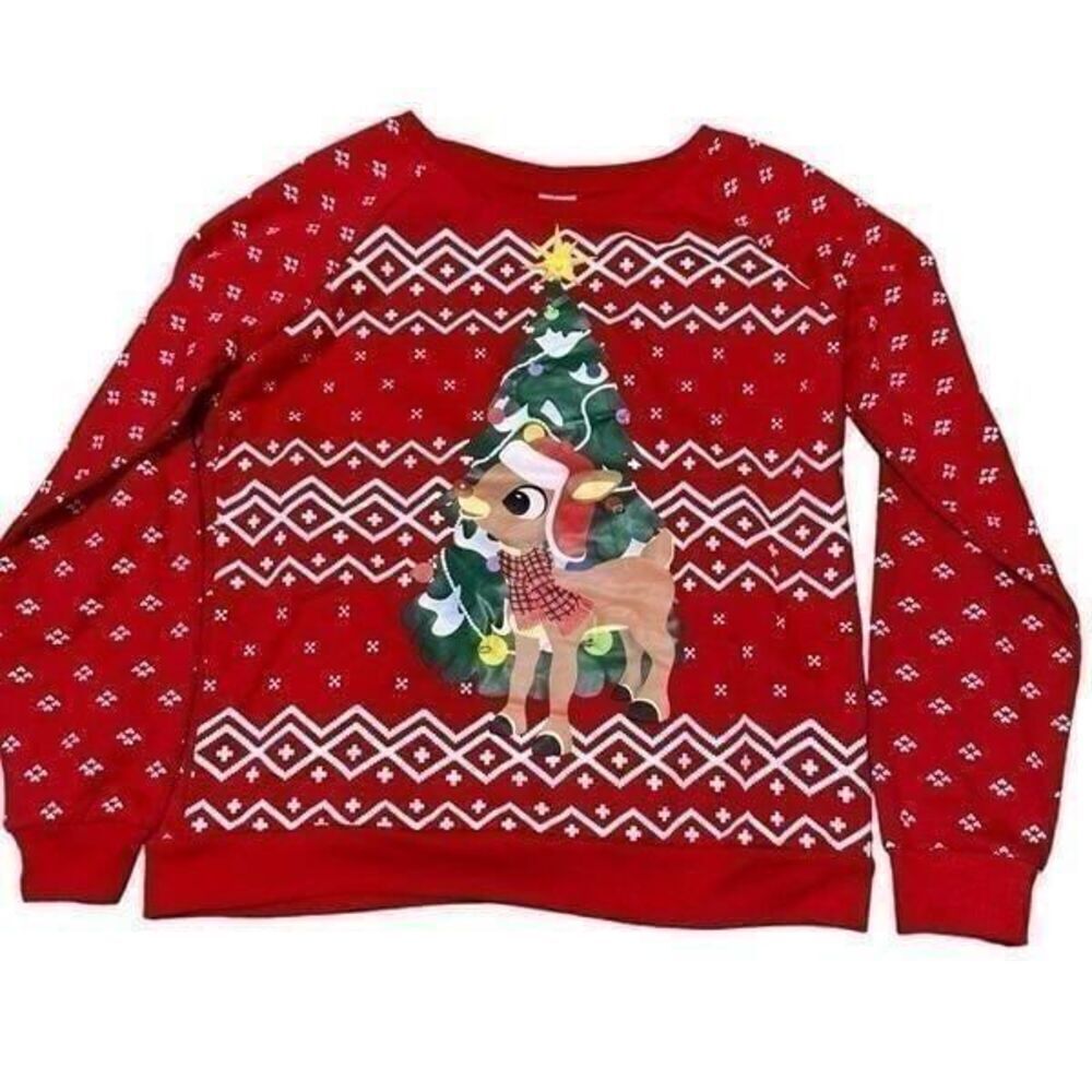 Rudolph the red nosed reindeer, with lighting package size M.  A 498
